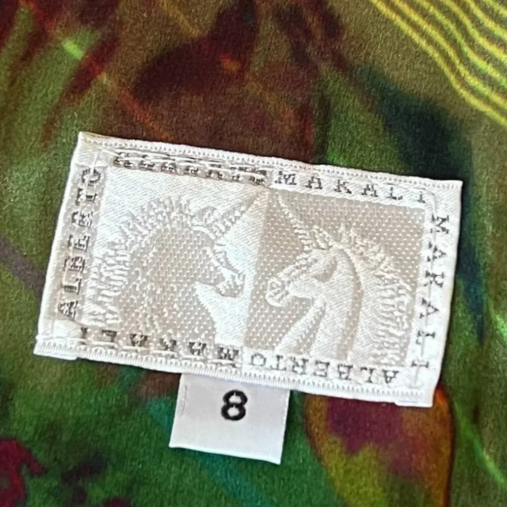 Alberto Makali Fuchsia Cap Sleeve Dress SIZE 8 - Picture 6 of 13